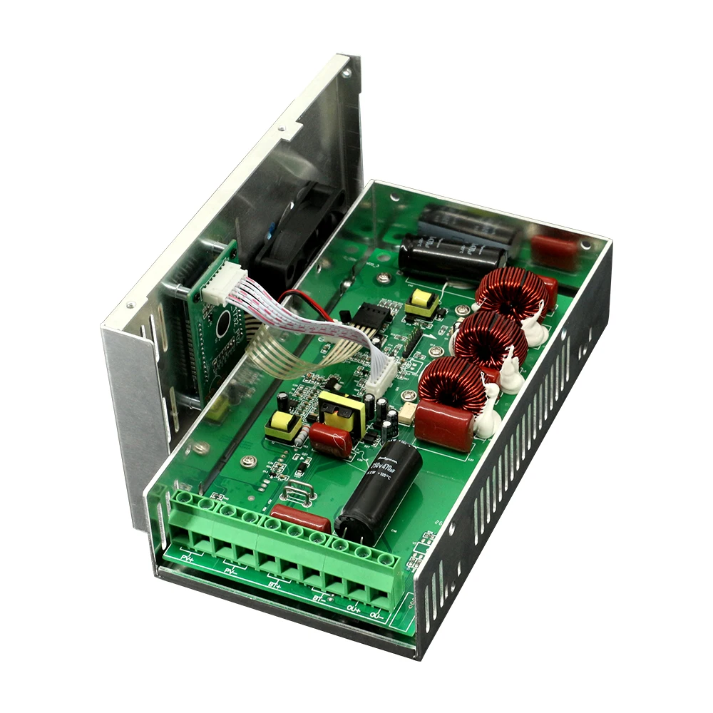 

Solar Charge Controller 60A PCB Board Set With Fan Disaply Screen 12V 24V 36V 48V Charger Solar Panel Regulator 60 Amp