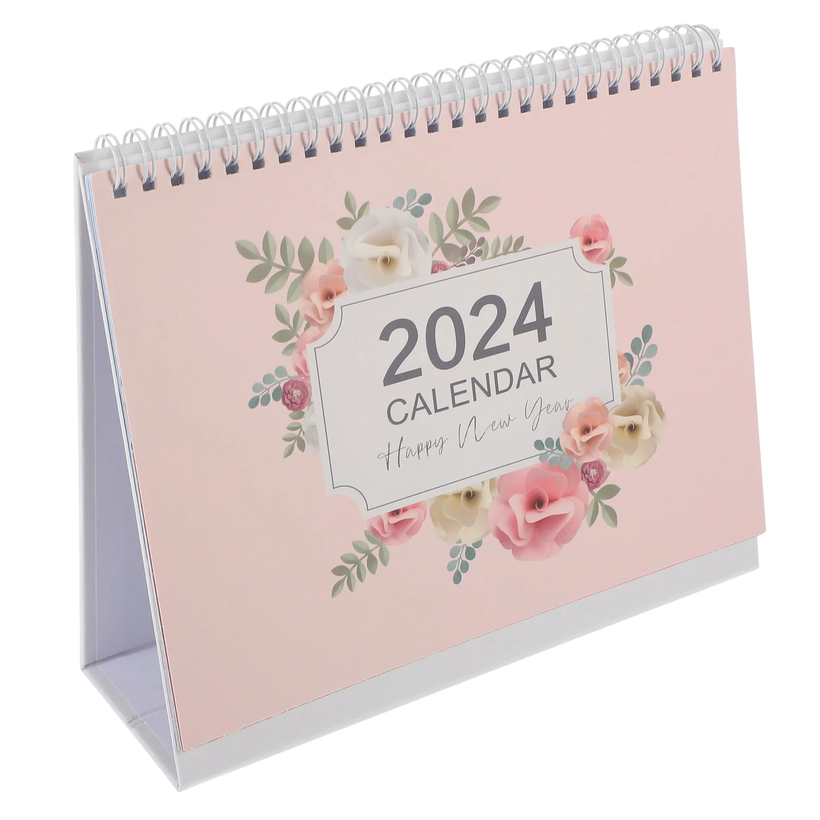 

Large Desk Calendar 2024 Year Table Office Calendar Decorative Spiral Calendar Tabletop Calendar