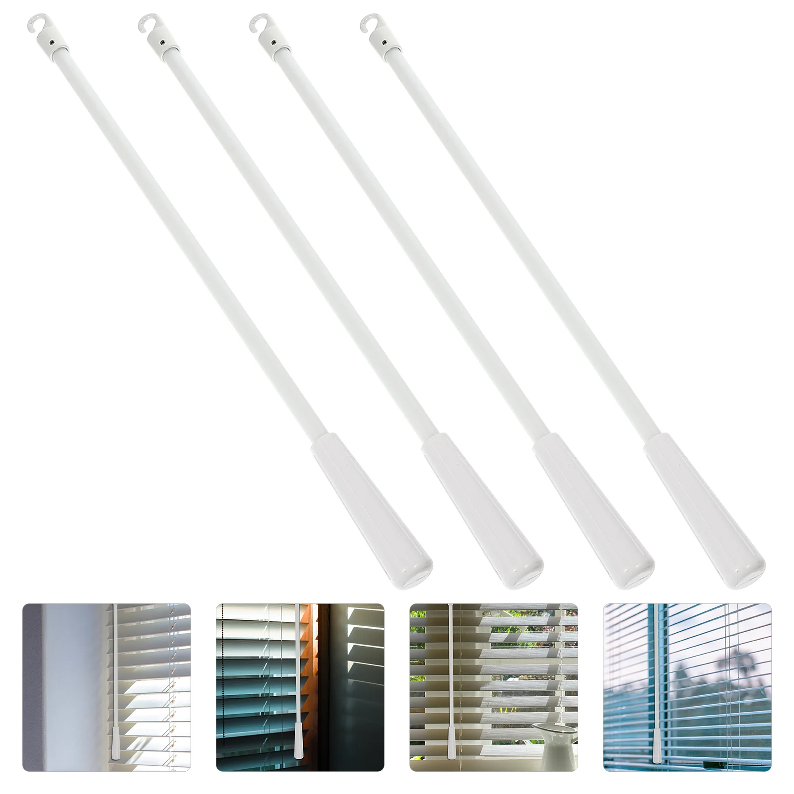 

Venetian Blind Rod Wand Replacement Hook Stick Drapery Pull Blinds Rods Windows