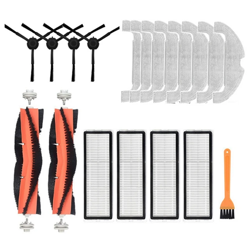 

Main Brush Hepa Filter Side Brush Mop Cloth For Xiaomi Dreame Bot Z10 Pro Dreame L10 Plus Vacuum Cleaner