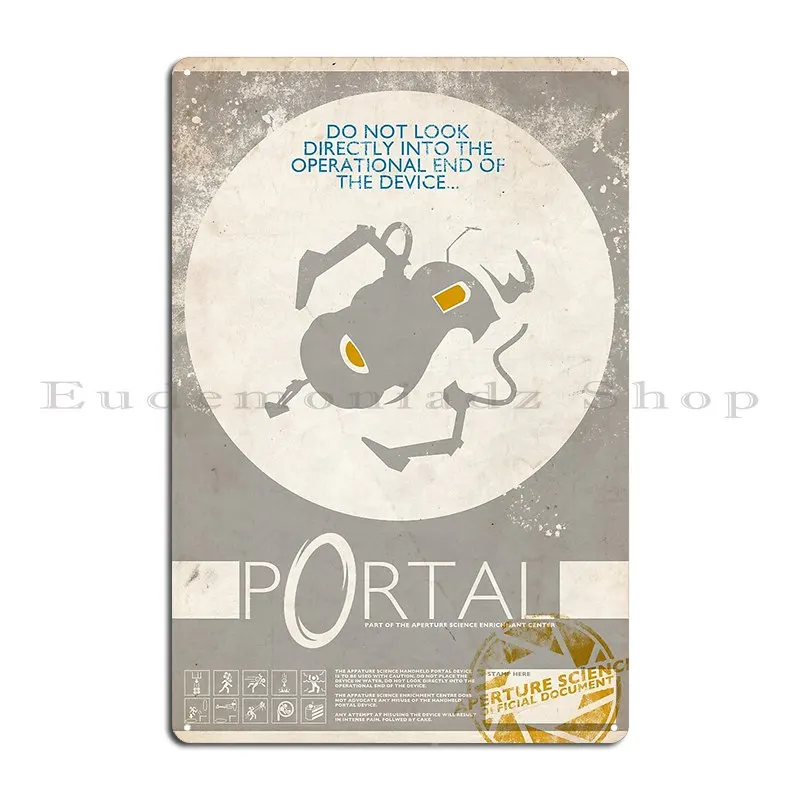 Металлический плакат портала с табличкой персонализированные таблички декор