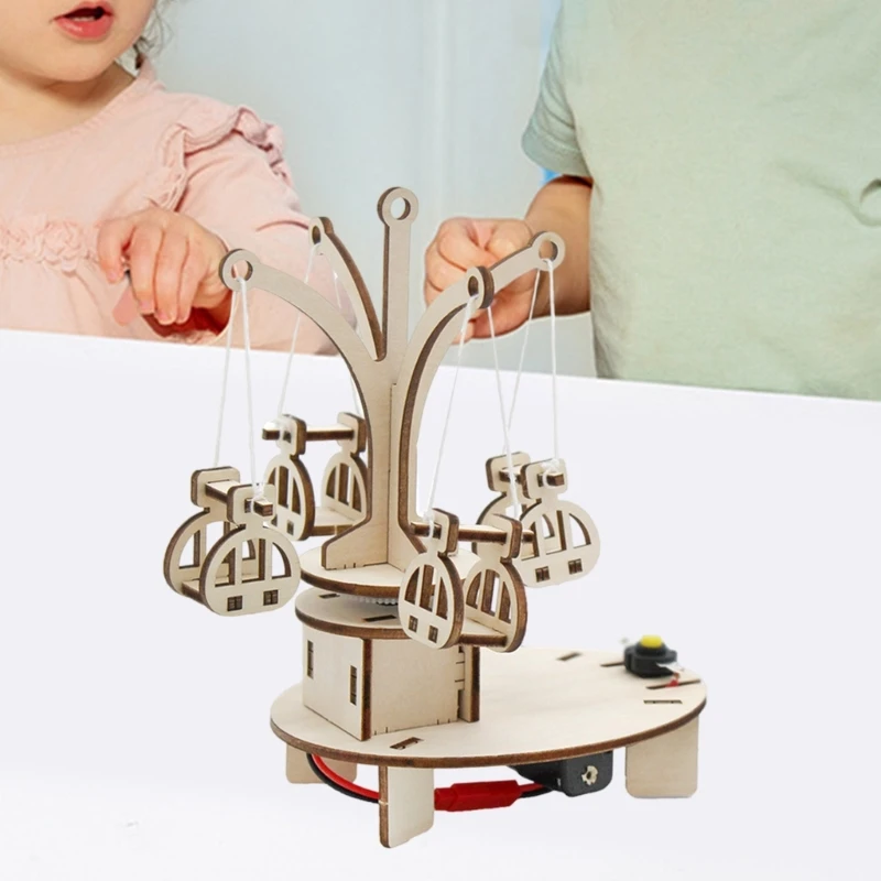 Набор 3D-пазлов &quotРуки на дереве&quot Вращающийся стул для поставок научных