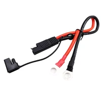 battery charging cable sae to o ring terminal connectors harness 10awg quick disconnect sae cable for motorcycles cars