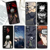 anime naruto hatake kakashi phone case for samsung galaxy s22 s7 s8 s9 s10e s21 s20 fe plus ultra 5g silicone case cover bandai