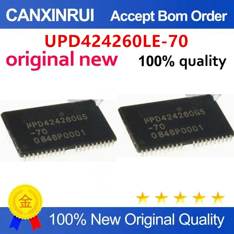 

(5 Pieces)Original New 100% quality UPD424260LE-70 Electronic Components Integrated Circuits Chip
