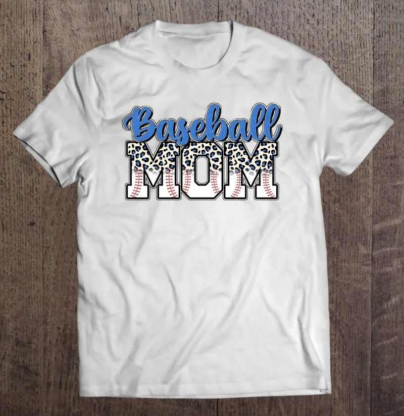 

Футболка мужская с леопардовым принтом, бейсбольная одежда для мам, на день матери, для мужчин и женщин