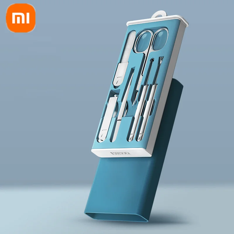 

xiaomi mijia seesoo 6 sets of nail scissors set home oblique nail clippers nail file ear picker dead skin scissors manicure tool