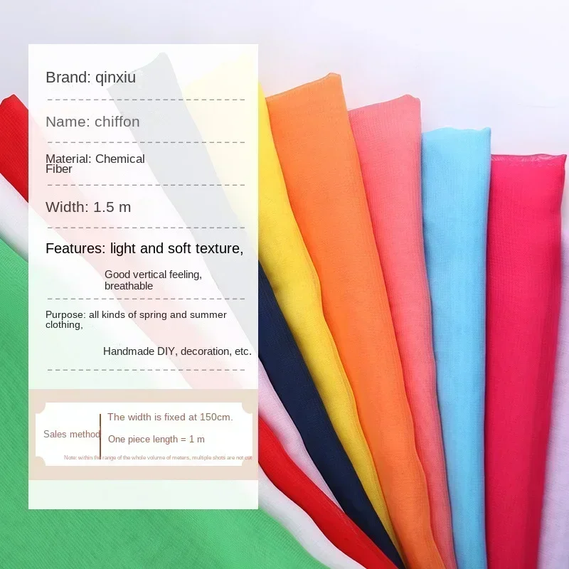 Повязка на голову из шифоновой ткани женское длинное летнее нежное приталенное