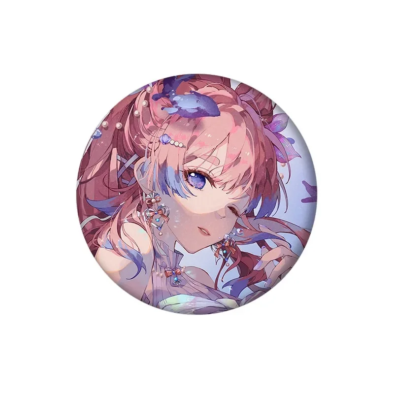 Брошь в стиле аниме Genshin Impact Sangonomiya Kokomi Raiden Shogun Cosplay ambito