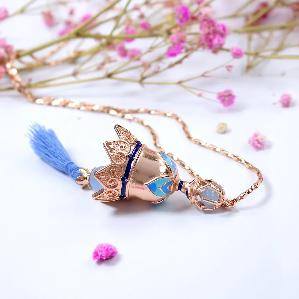 

Genshin Impact Wanderer Cosplay Prop Balladeer Necklace Accessories Bell Necklace Figure Animation Peripherals Figures Gift Toy