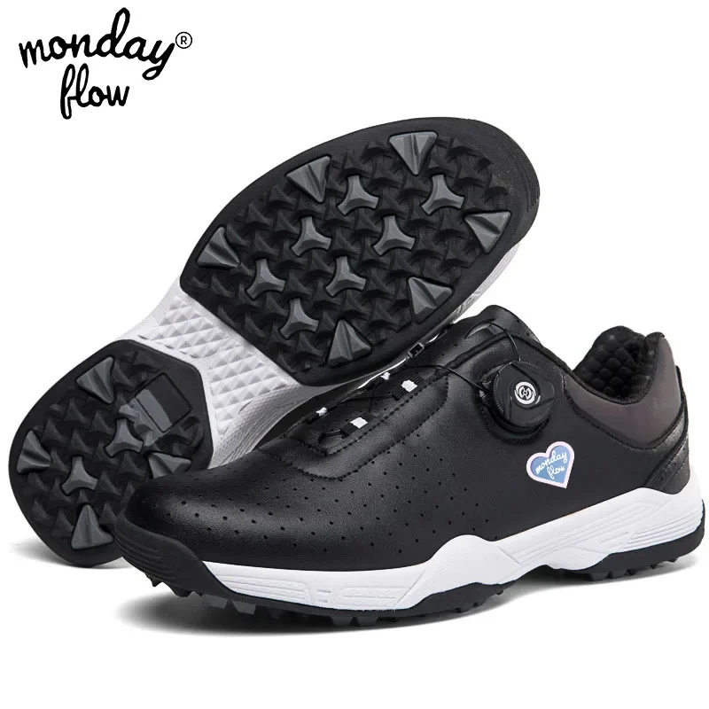 Monday Flow Водонепроницаемые туфли для гольфа Мужские качественные кроссовки