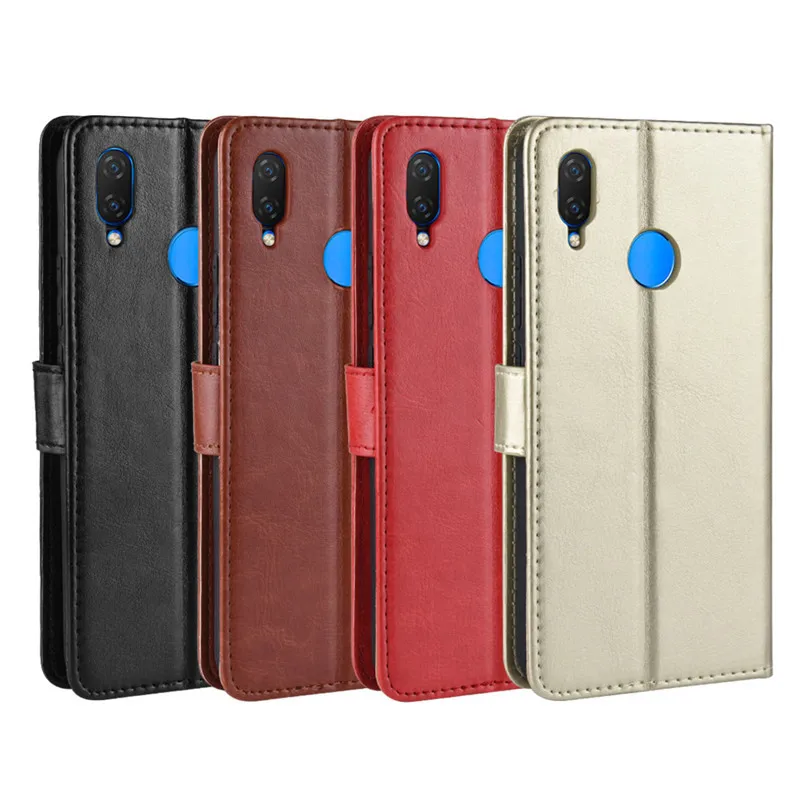 

Flip Leather Wallet Phone Case For Huawei Nova 3 Nova3i P Smart Plus 2018