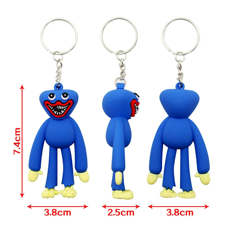 

Huggy Wuggy Action Toys Figure Keychain Poppy Playtime Fear Cosplay Trinket Accessories Boy Girl Keychain Toy Birthday Gift