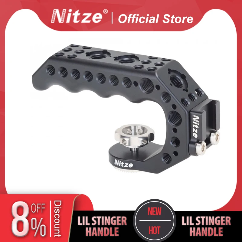 

NITZE LIL STINGER HANDLE WITH ARRI ROSETTE - PA28M-CK