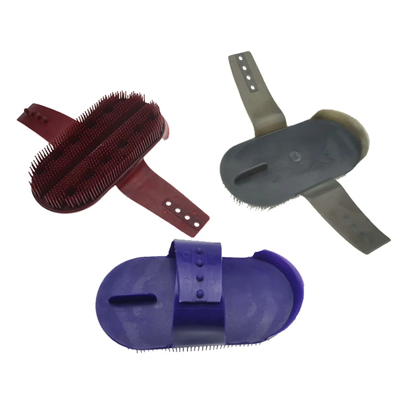 4 упаковки пластиковая расческа карри с регулируемой пряжкой для ухода за