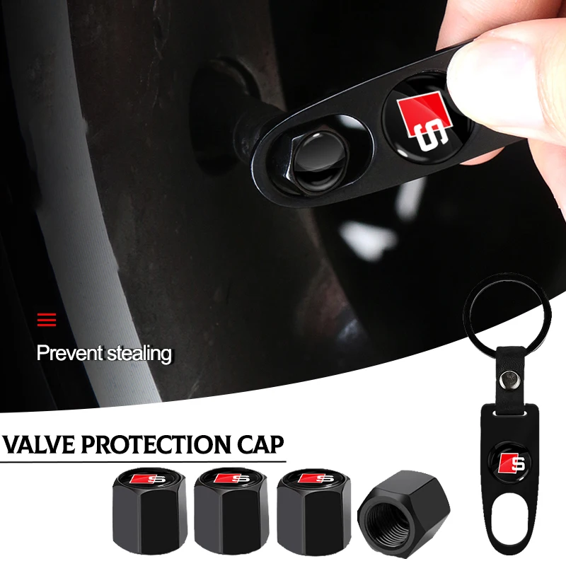 Стайлинг автомобиля Брелок для ключей с автоматическими колпачками клапанов шин