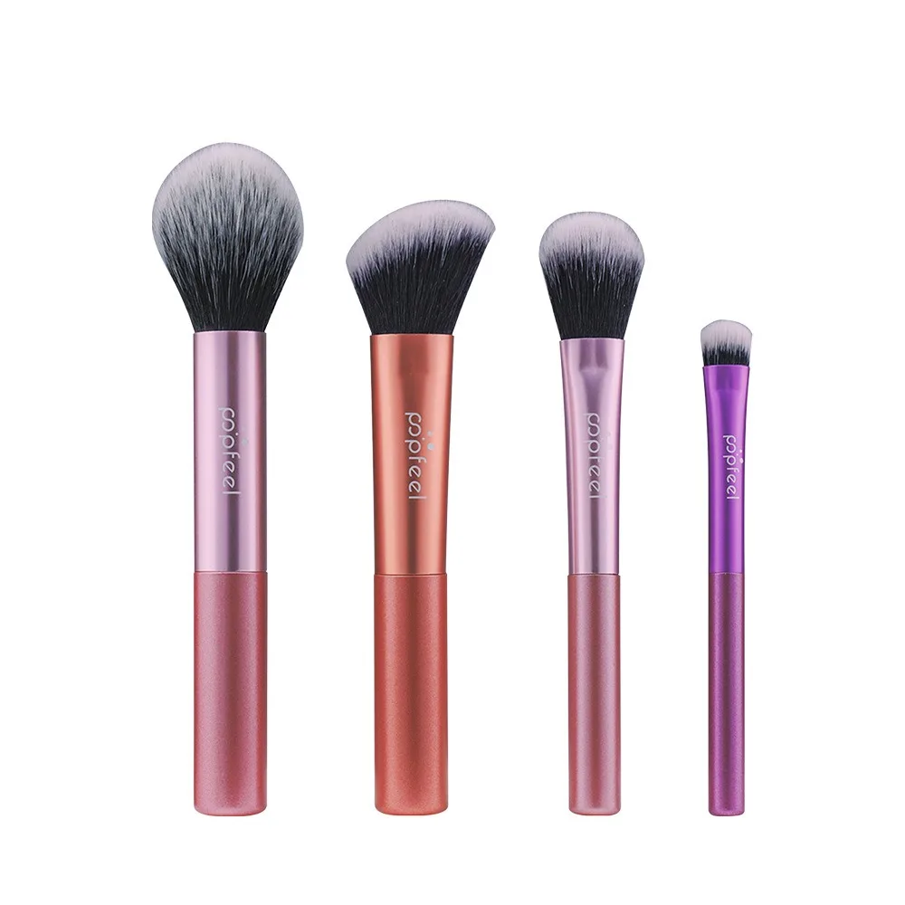 Мини-Кисть для макияжа с мягкими волосами 4 шт.