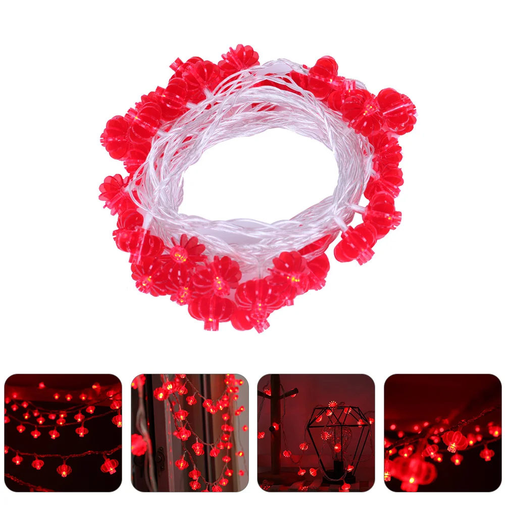 

Room String Lights String Light Lantern Camping Red Lantern String Lights Chinese Style LED Camping String Lights Lamp