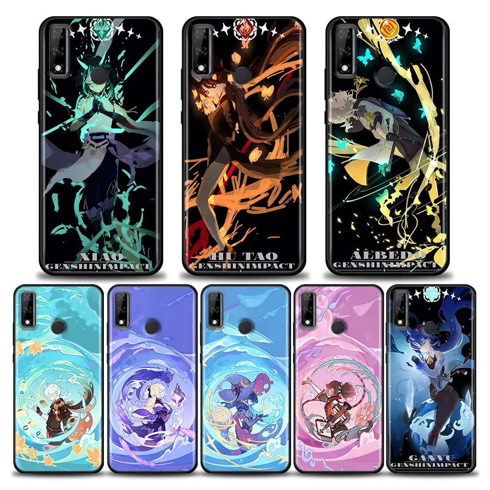 

Genshin Impact Xiao Anime Phone Capa for Huawei Y9 2019 Y6 Y7 Y6p Y8s Y9a Y7a Mate 40 20 10 Pro Lite RS Soft Silicone Case Cover