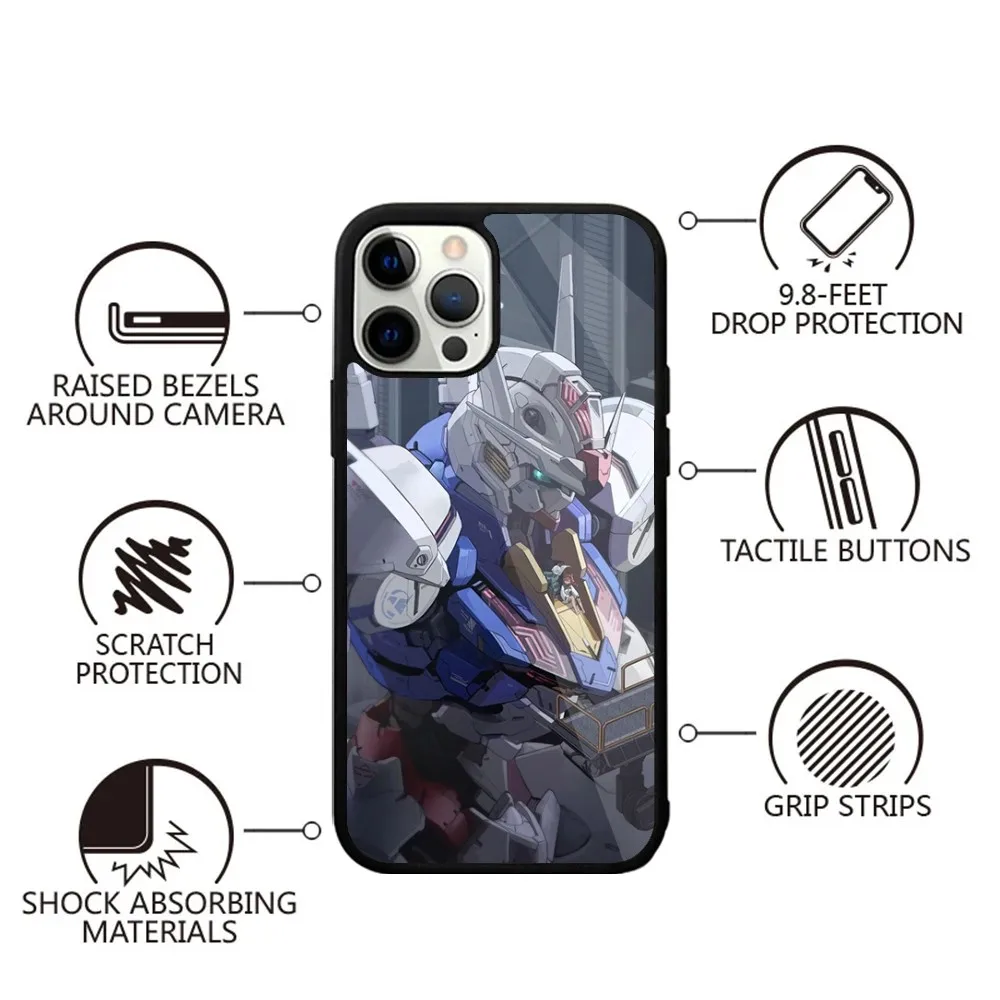 Классный чехол для телефона G-Gundam Сильный магнитный IPhone 16 15 14 13 Pro Max Plus 11 12 Mini
