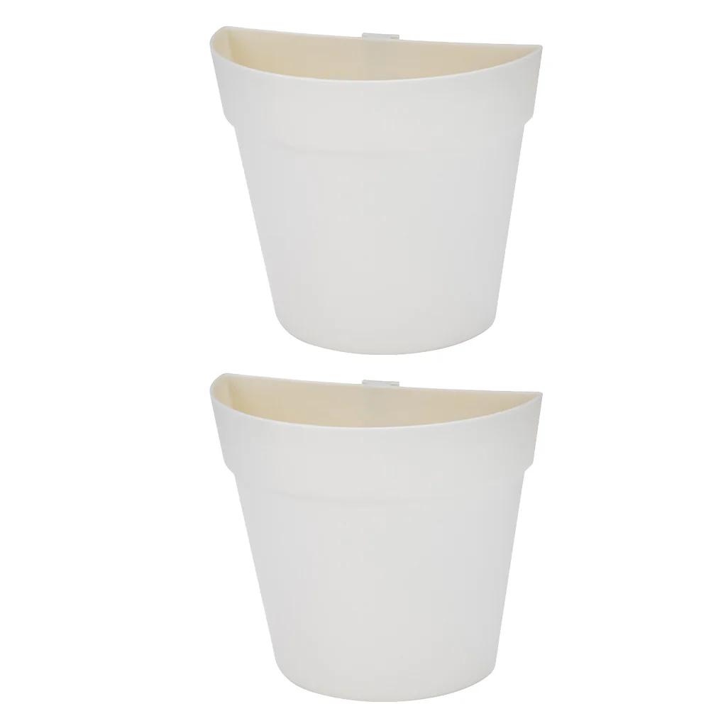 2PCS Wall Hanging Planter Simple Wall Flowerpots for Dorm Office Home