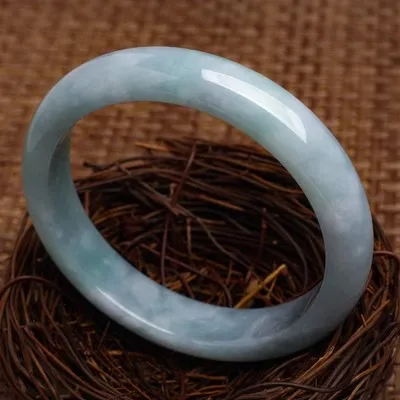 Ювелирные изделия Zheru браслет из натурального нефрита Мьянмы 54 мм-62 мм изысканная