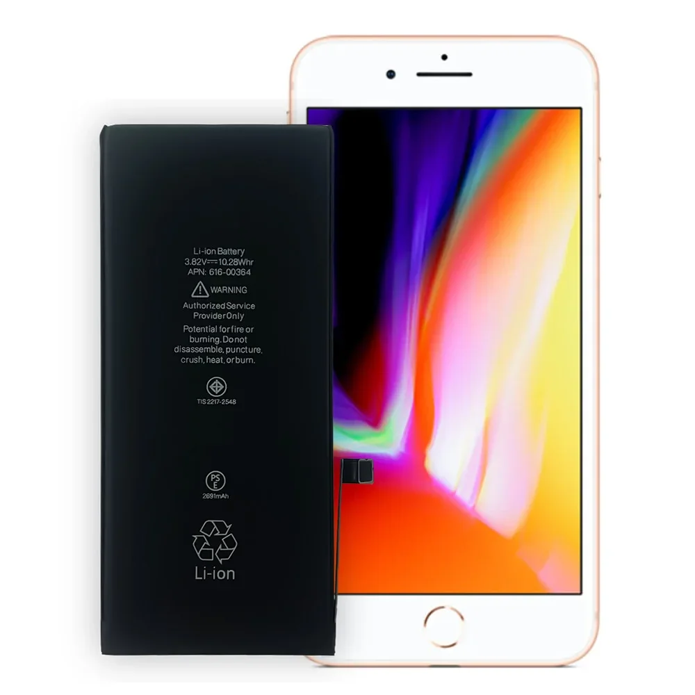 Сменный аккумулятор для Apple Iphone 8 Plus 8P I8P A1861 A1897 A1898 A1899 2691 мАч высококачественные