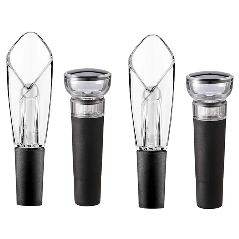 

Новый 4-кратный вакуумный ограничитель для вина, аэратор и разливатель для вина, фотонасос, устройство для хранения вина, Герметичная Бутылк...