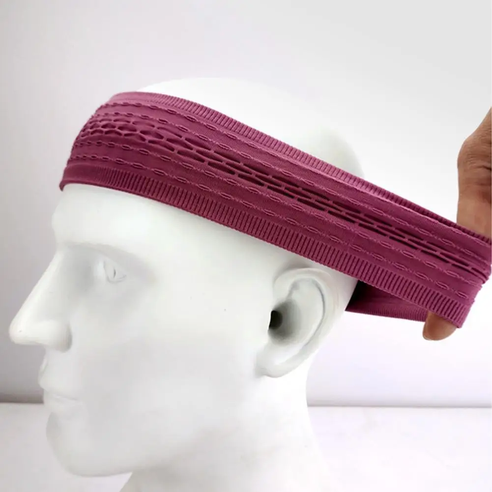Headbands for Women Men Super Elastic Soft Sports Sweatband Breathable Absorbent Headband Sweat Hair Band for Fitness Yoga O5W6