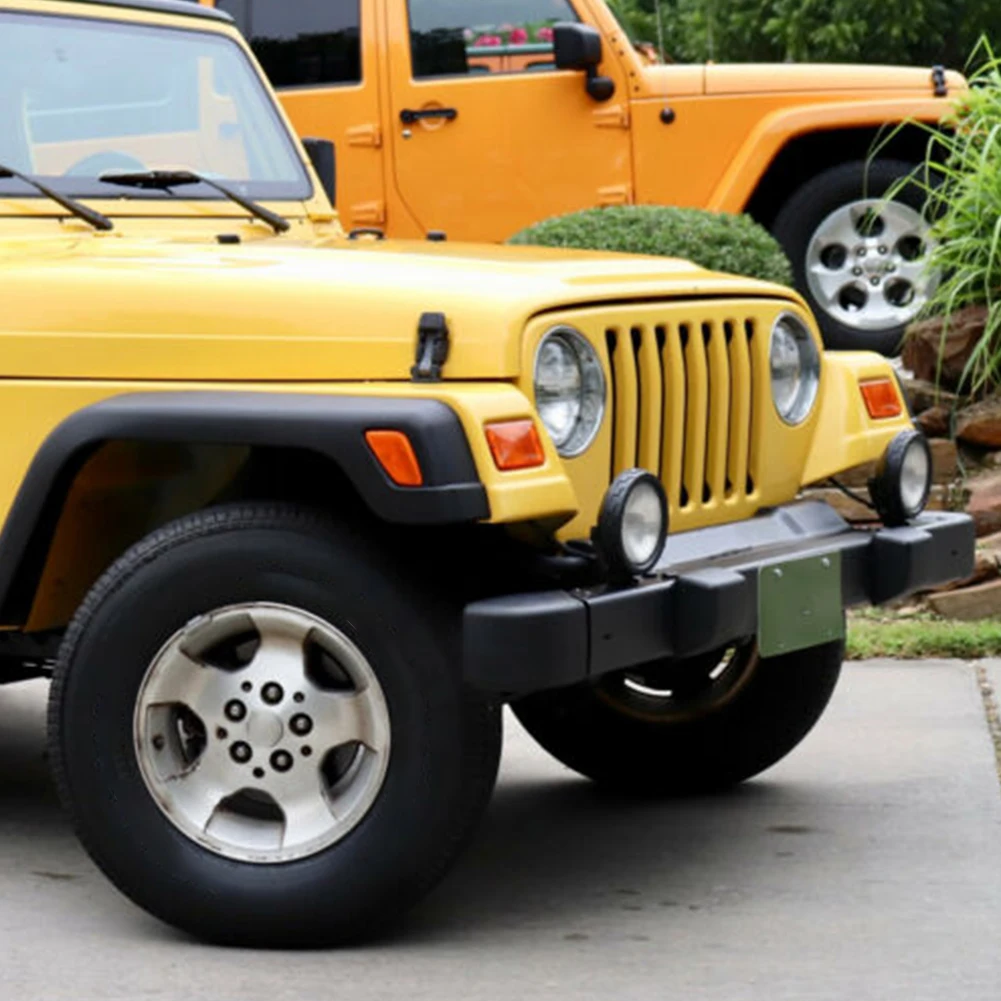 Крышка лампы поворотника For Jeep Wrangler 1997-2006 Amber Side Marker Light Shell Turn Signal Lamp Cover Housing CH2550120 / CH2551120.