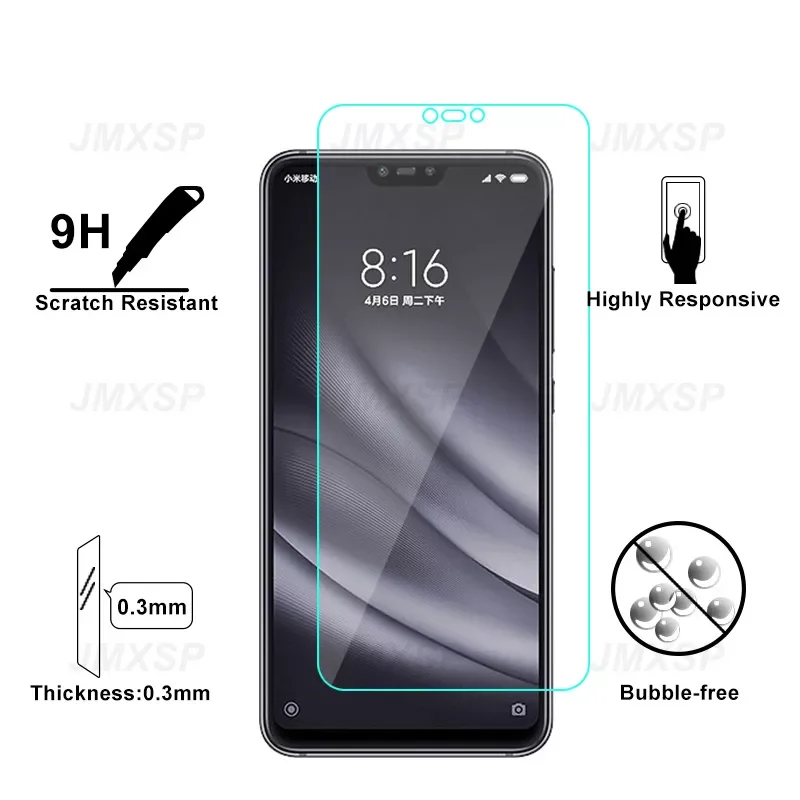 4in1 Tempered Glass For Xiaomi Mi 9 8 A2 Lite 6X 6 5X Protective Glass For Xiaomi Mi 9 8 SE Pro 9T A1 Mi Max 2 3 Play Lens Film
