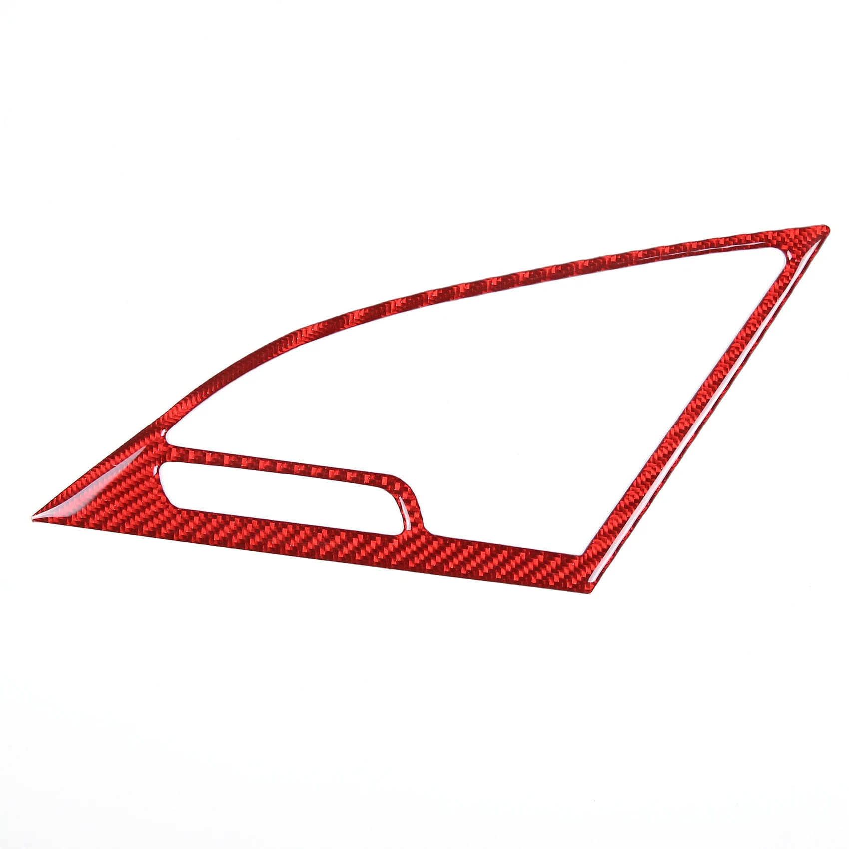 

Автомобильные красные мягкие наклейки из углеродного волокна для водителя двери клаксон рамка Обложка наклейки для Chevrolet Corvette C7 2014-2019
