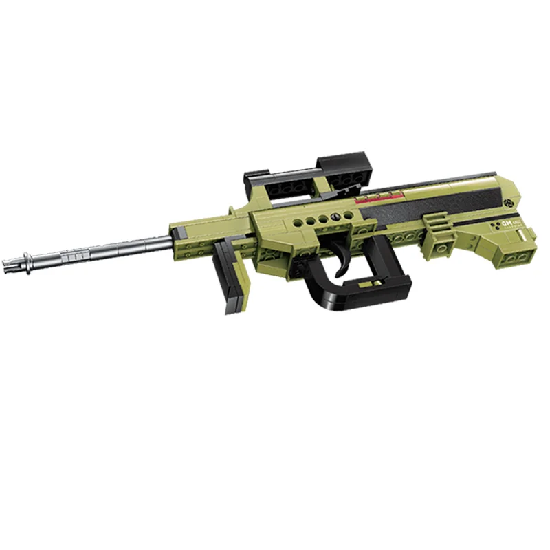 Технический пистолет снайперский строительный блок три режима сборка оружие