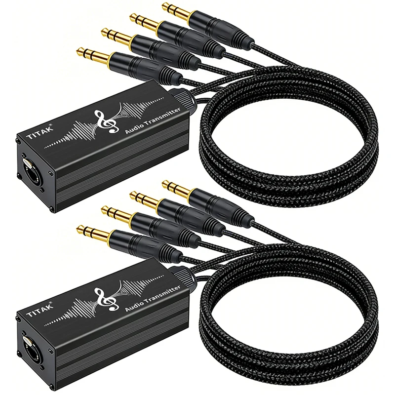 Фото 4-канальный аудиокабель 6,35 мм TRS RJ45 Cat5/Cat6 экранированный для гитары, бас-гитары, клавиатуры, микшера, усилителя, живых выступлений, сцены, студии №5