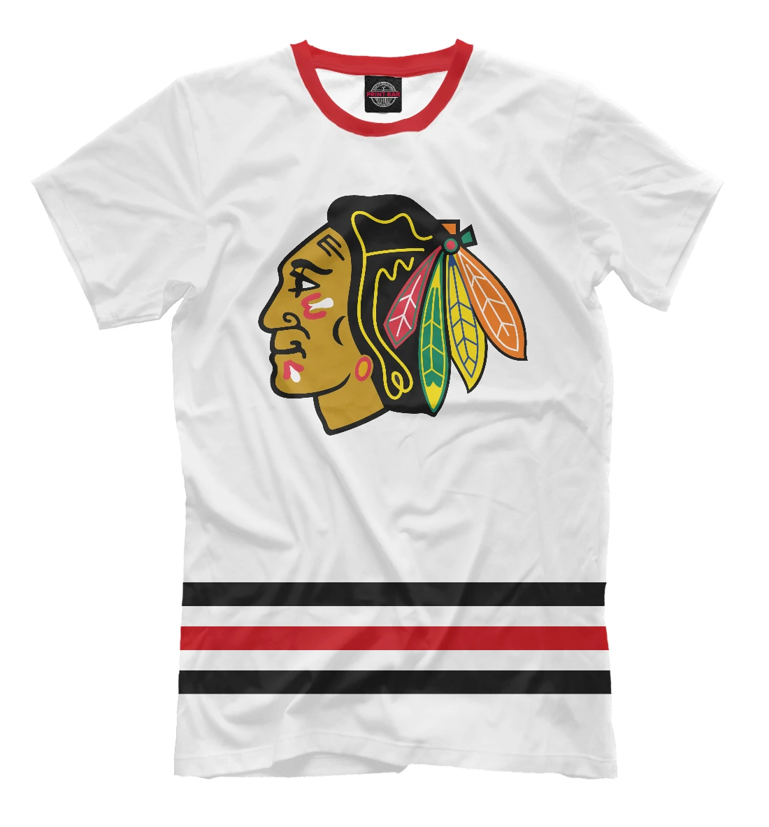 Футболка Чикаго Блэкхокс (форма) Хоккей