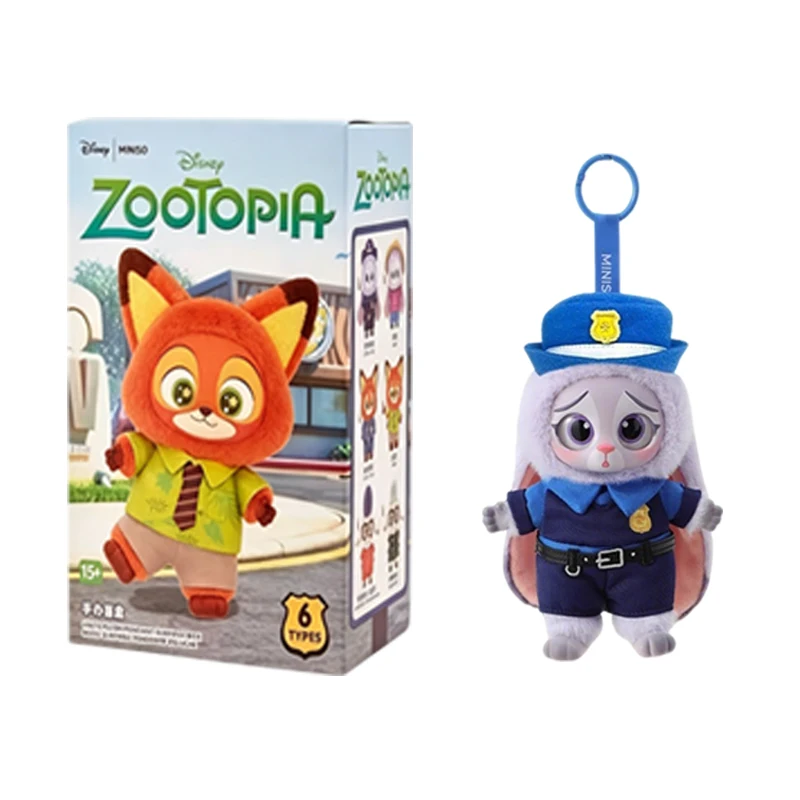 Фото Новая оригинальная серия виниловых фигурок Zootopia: милые мультяшные персонажи, виниловые плюшевые игрушки-подвески для сумок, игрушки-сюрпризы, модные подарки №2