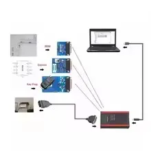 Фото IPROG Pro V87 Программатор ключей ECU с полным набором адаптеров для сброса IMMO, подушек безопасности, панели приборов, EEPROM, радио, диагностических функций OBD, комплект V89 №2