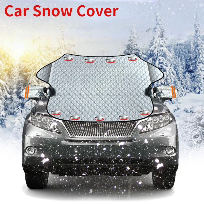 

Автомобильный чехол, автомобильный Снежный чехол, солнцезащитный козырек на лобовое стекло, уличный водонепроницаемый автомобильный прот...