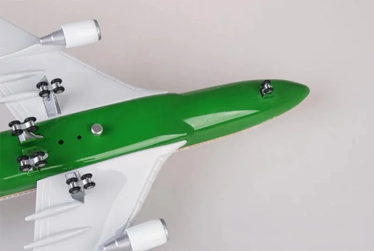 Большая Модель Boeing 747 47 См Литой Алюминиевый Самолет Декоративная