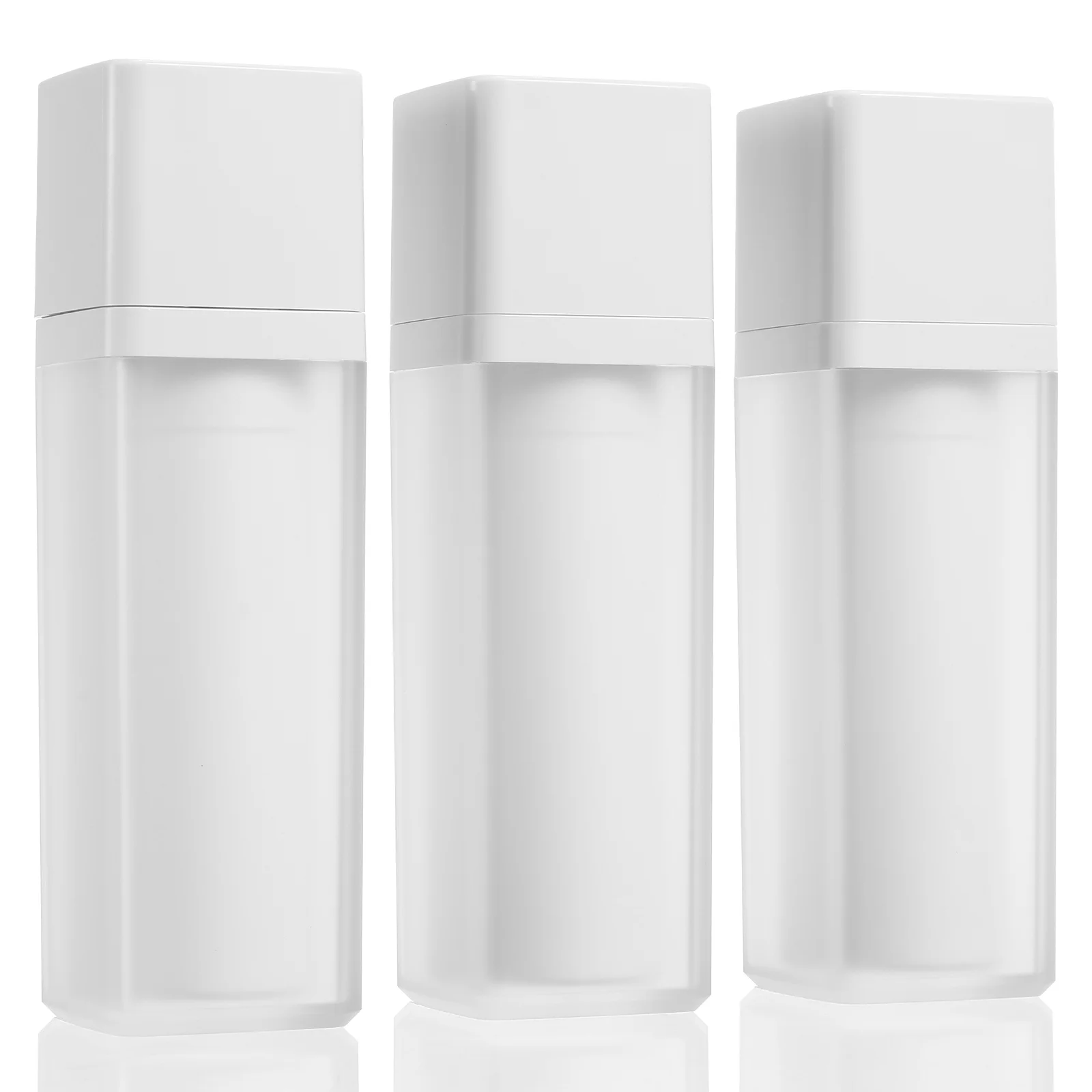 

3 Pcs Lotion Vacuum Bottle Pump Bottles Liquids Cosmetics Containers Skincare Reusable Plastic Sub Toiletries Abs Shampoo