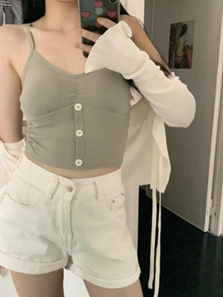 Женская вязаная майка Sungnam