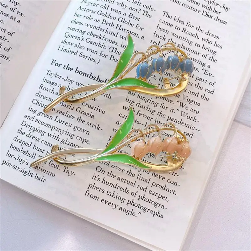 Заколки для волос Цветок тюльпана Геометрические сладкие женщин Аксессуары