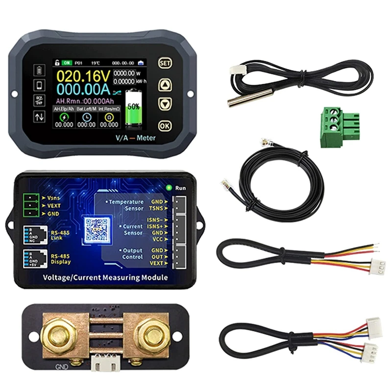 

KG-F APP Battery Coulometer High Precision Coulomb Meter BT Battery Indicator Tester LCD Display