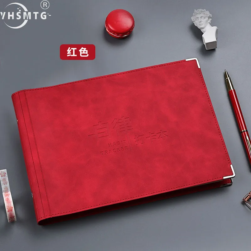 

B5 Planner Note Book Self-Discipline Do List Notebook 70 Sheets Month Note Book Agendar Daily Good Habit Tracker School Supplies