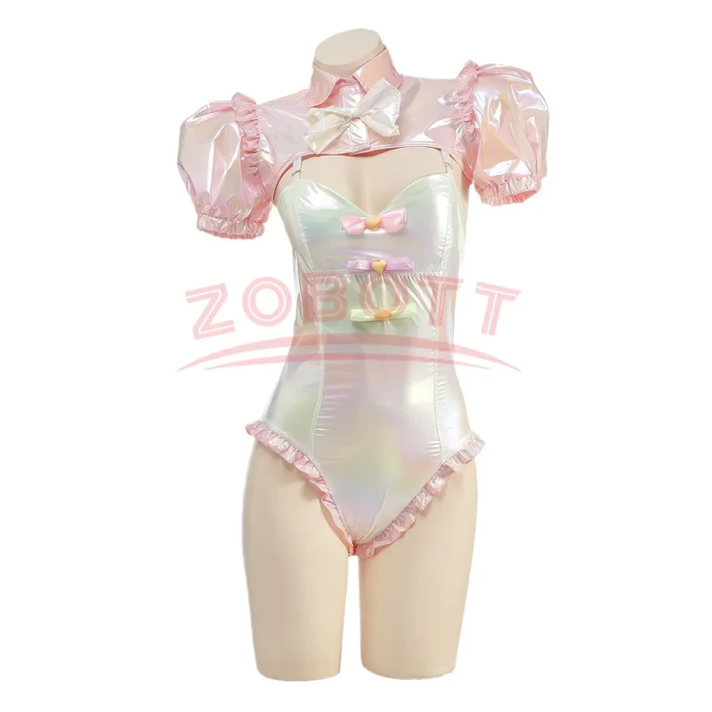 Игра NEEDY GIRL OVERDOSE KAngel боди для косплея аниме лазерный купальник костюмы Doujin