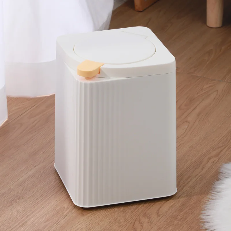 Space Saving Nordic Kitchen Trash Can Household Items Bedroom Cleaning Trash Can Table Storage Cubo Basura Cocina Bin SY50TC