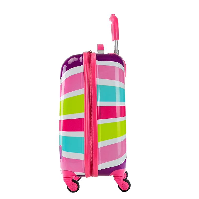 18 inch kids Luggage animal Cartoon suitcase on wheels trolley luggage bag carry on cabin rolling luggage children's gift Cute