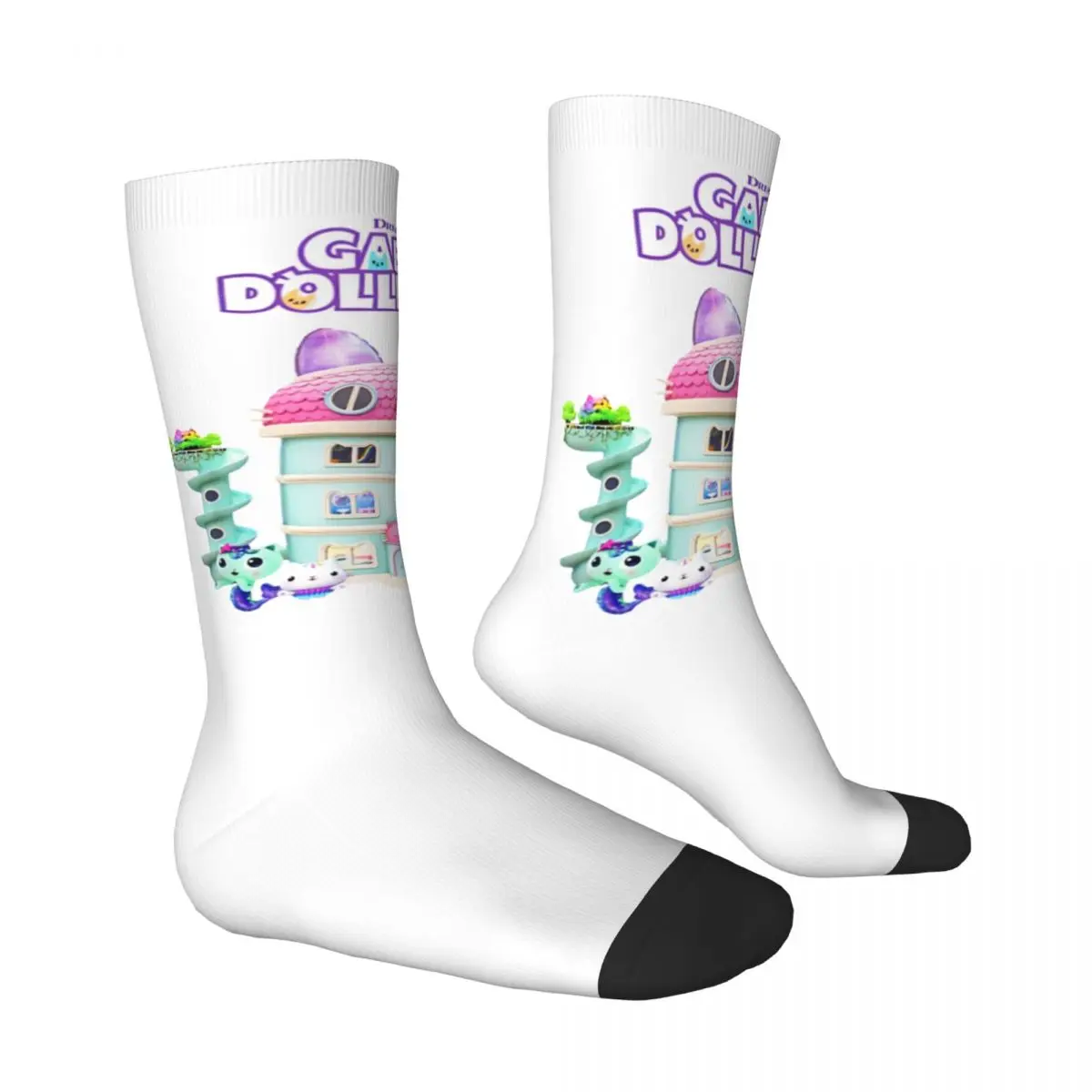 Детские чулки с логотипом Gabby DollHouse Group винтажные носки зимние нескользящие