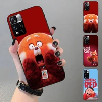2022 turning red cartoon figure phone case funda coque for xiaomi poco m3 f3 x3 mi 9t 10t 11 11i 11x pro nfc redmi 9 8 7 7a 5