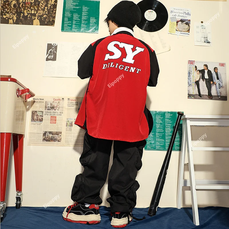 Детские хлопковые рубашки с граффити